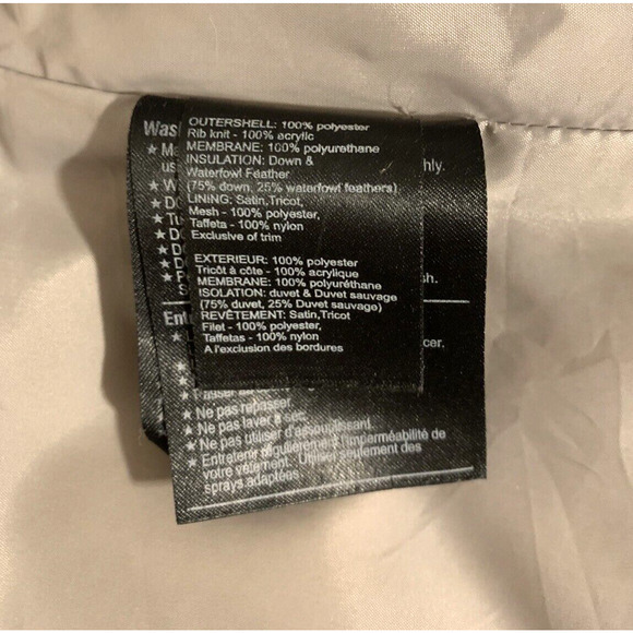 Burton Mens Winter Jacket XL Black Insulated Down Puffer Pockets Zipper Snaps - Picture 13 of 16